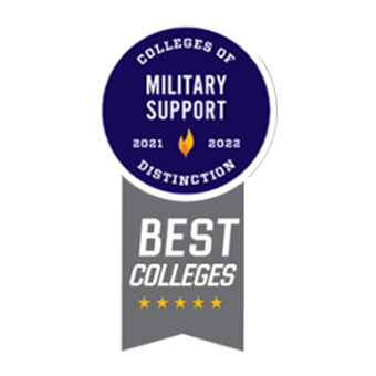 Military Support Badge | 2021-22 College of Distinction Best Colleges