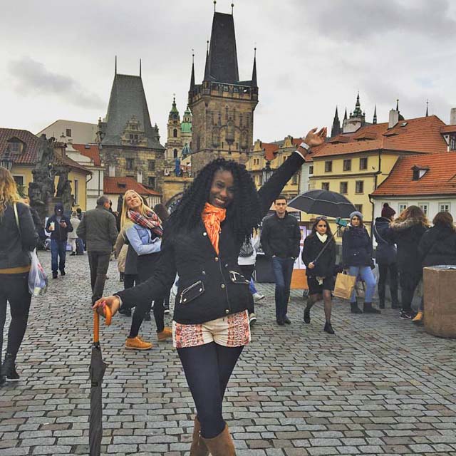 Portrait of SPS Study Abroad Student in Europe