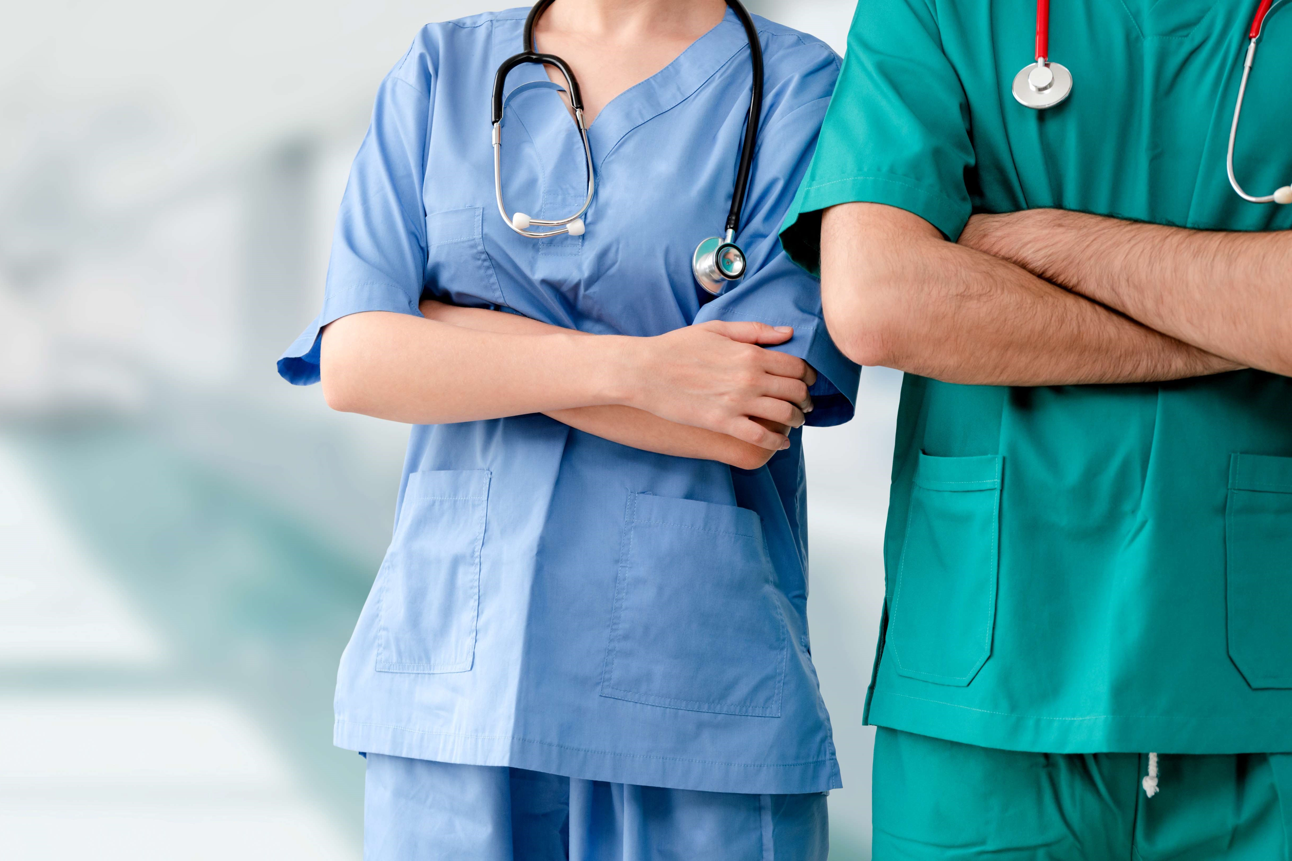 nurses crossing arms