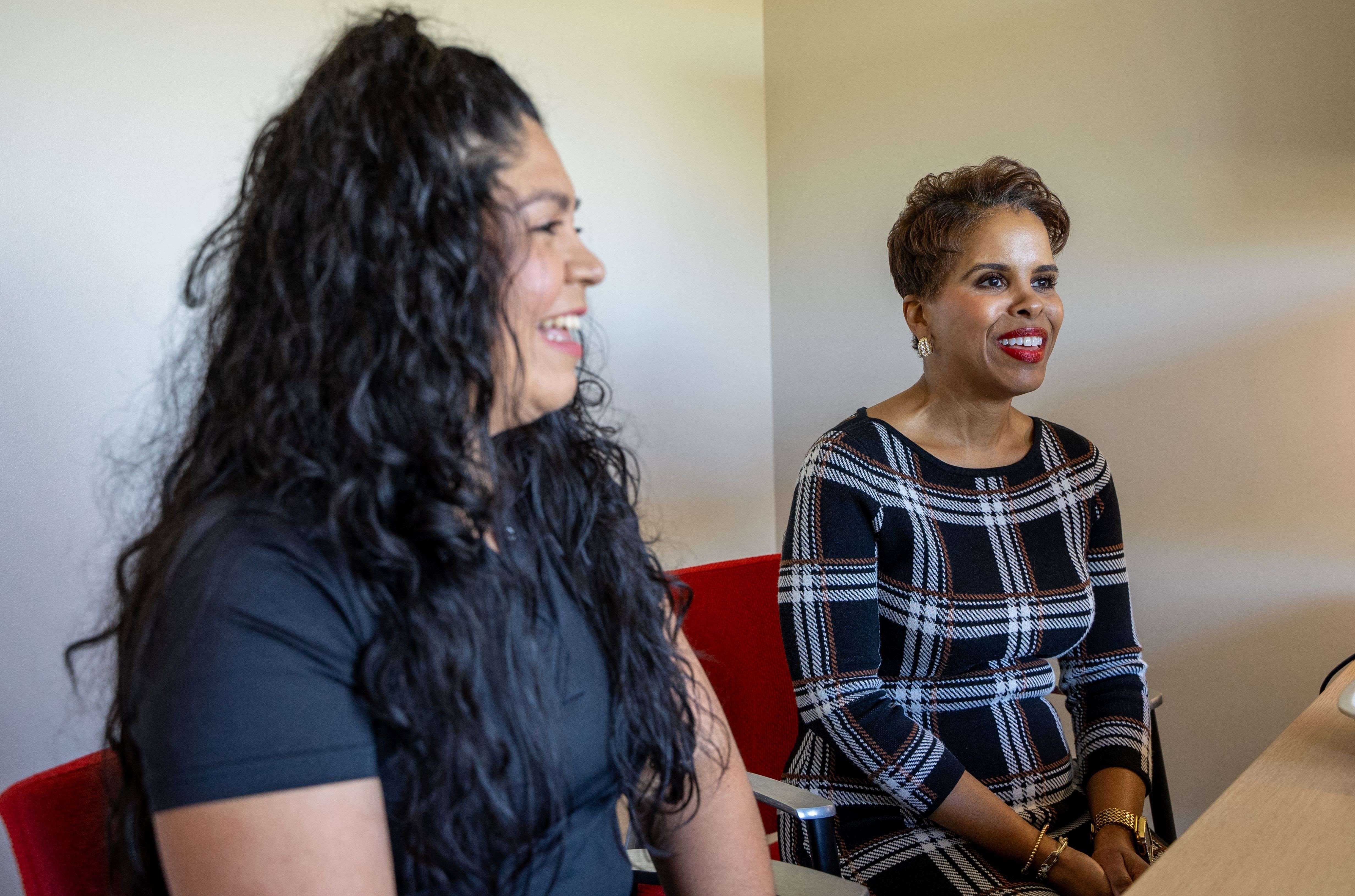 women in an office